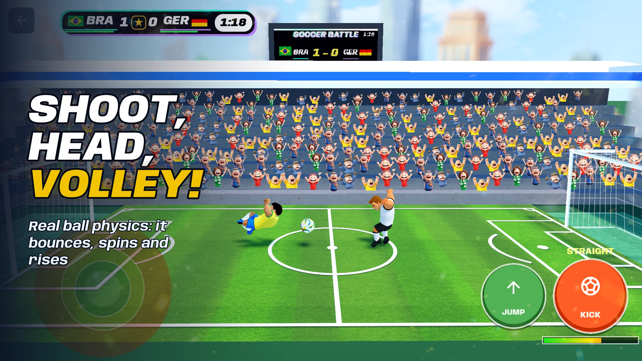 Soccer Battle - Arcade 1v1 screenshot